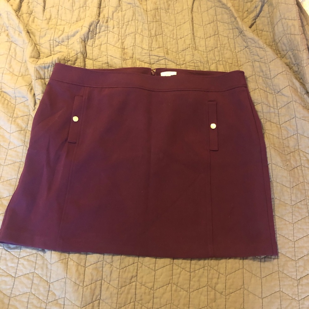 Loft Plus shift skirt
